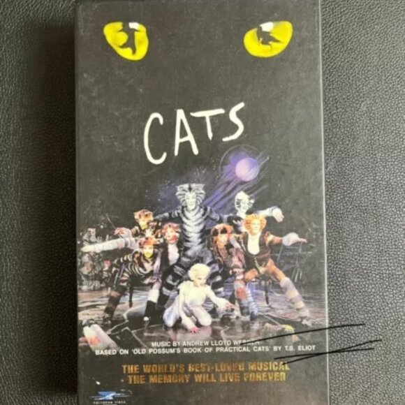 Cats: The Musical VHS, 1998 Cardboard sleeve In Good shape - Picture 1 of 5